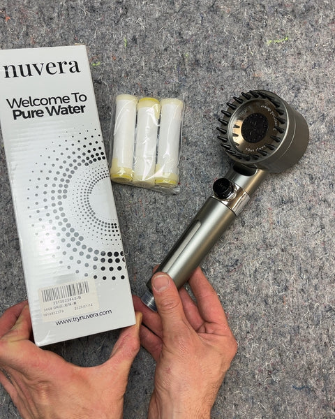 Brand New Nuvera Shower Head with Filters