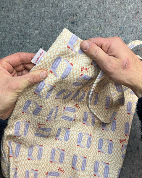 Lisa Says Gah Canvas Tote Bag with Popsicle Print
