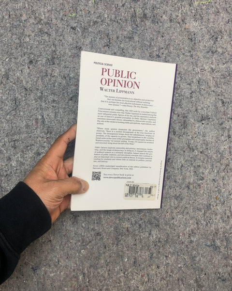 Public Opinion by Walter Lippmann