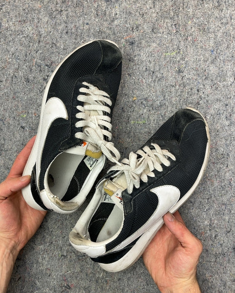Nike Black and White Sneakers, Size US 11M or EU 45