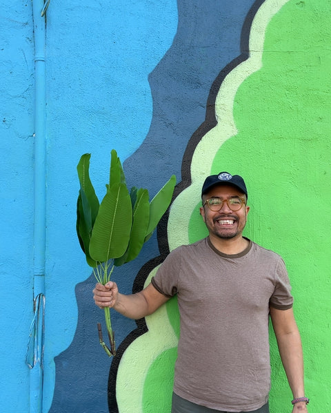 Faux Banana Leaf Stems