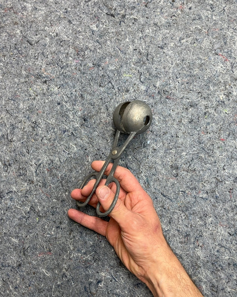 Metal Meatball Scoop Tongs