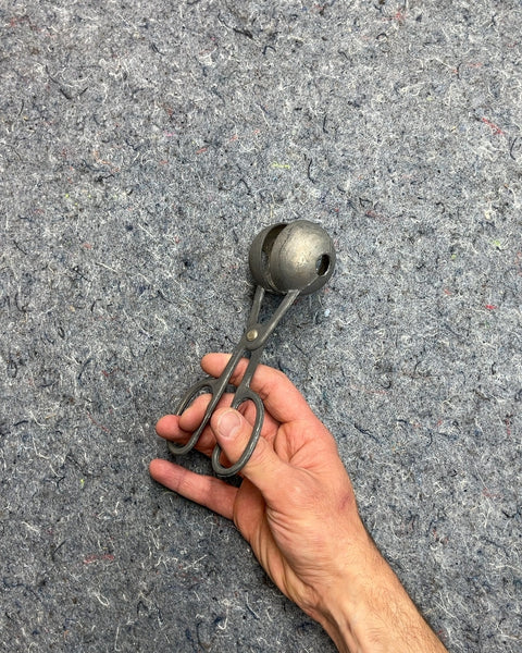 Metal Meatball Scoop Tongs