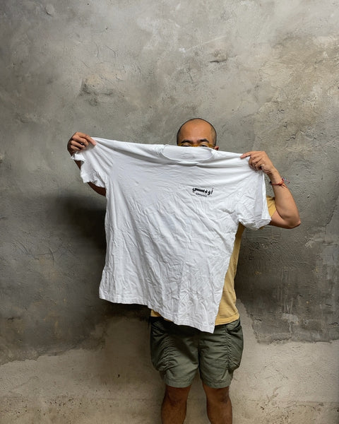 Outer Note Label Oddisee White T-Shirt, Size XL