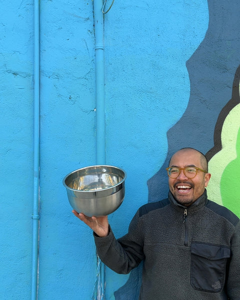 Medium Stainless Steel Mixing Bowl, W10"