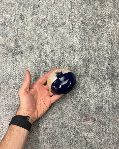 Ceramic Donut Shaped Vase Opened At The Bottom So Better For A Dry Flower