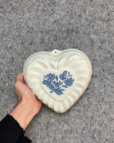 Heart Shaped Mold with Floral Design