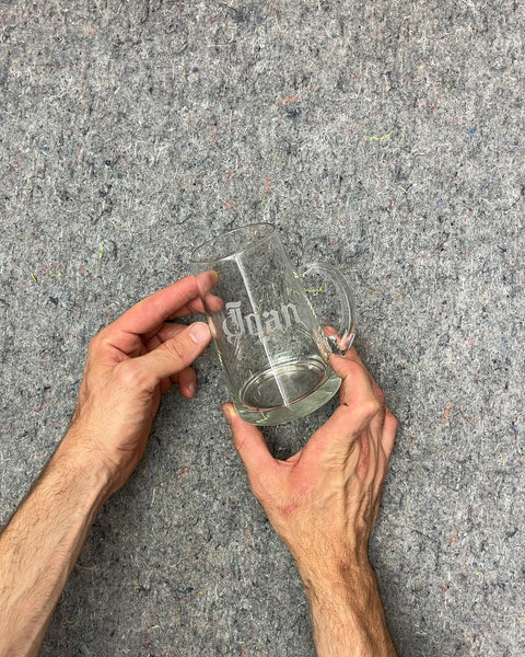 Clear Glass Mug For Joan