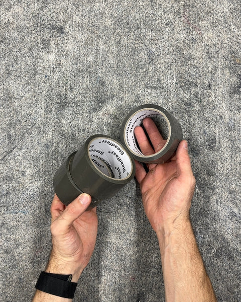 Steadfast Gray Duct Tape Rolls