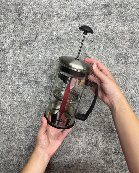Mr. Coffee Stainless Steel and Glass French Press