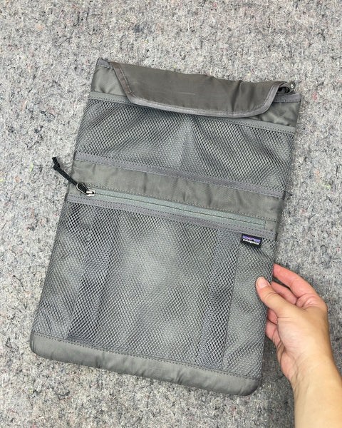 Patagonia Gray Mesh Organizer Bag