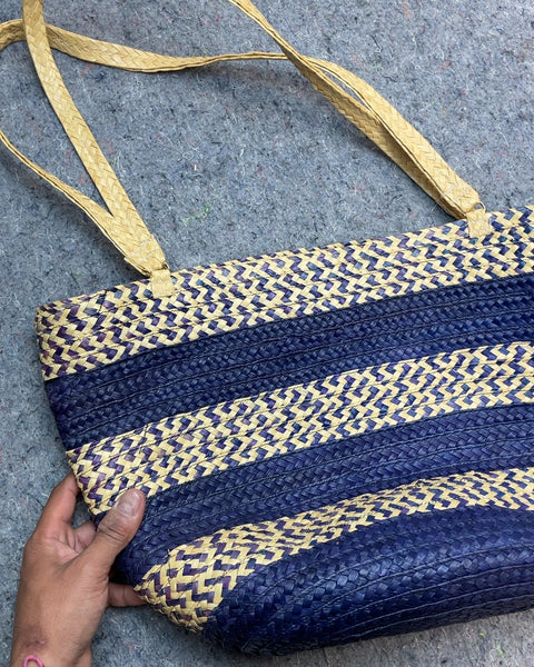 Woven Straw Tote Bag