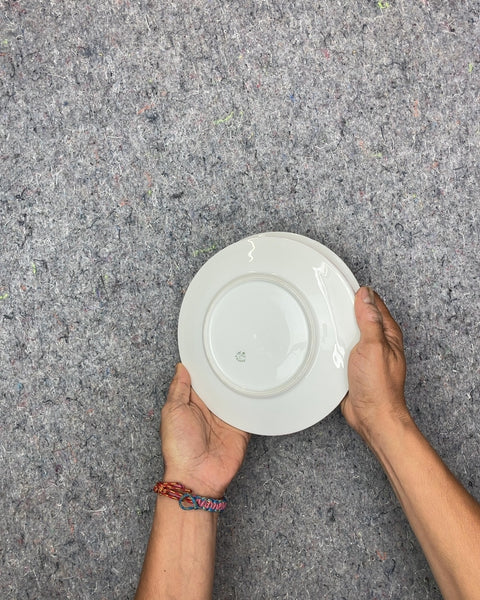 Pastel French Ceramic Appetizer Plates