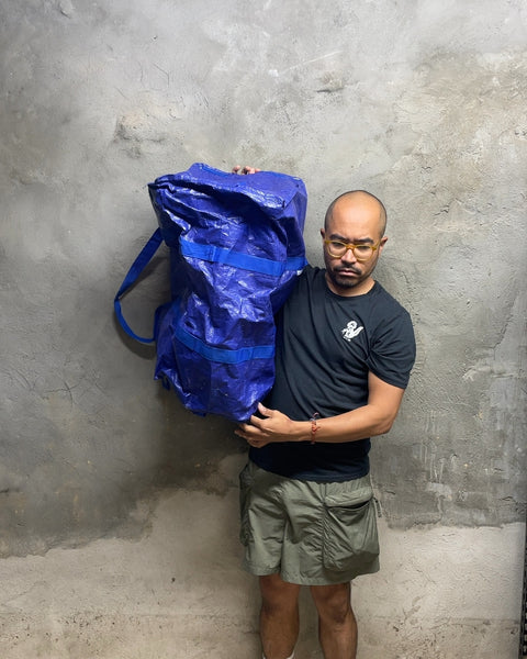 Largeass Blue Reusable Shopping Bag