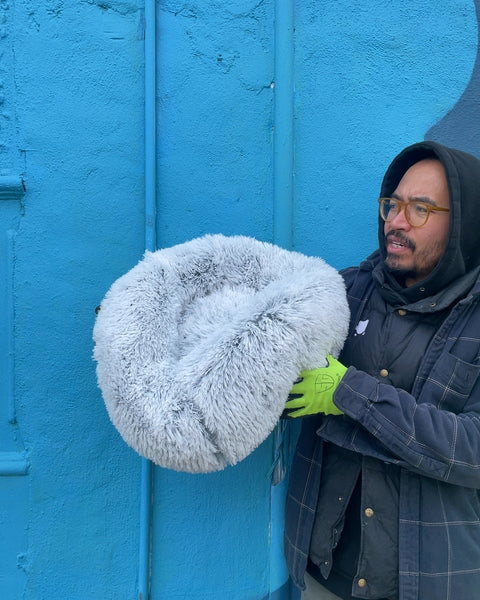 Round Plush Pet Bed