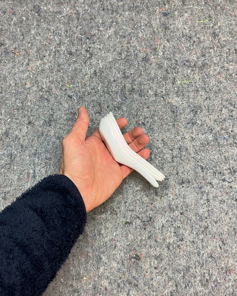 White Ceramic Spoons For Your Miso Soup