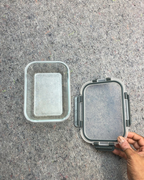 Glass Food Storage Container with Locking Lid