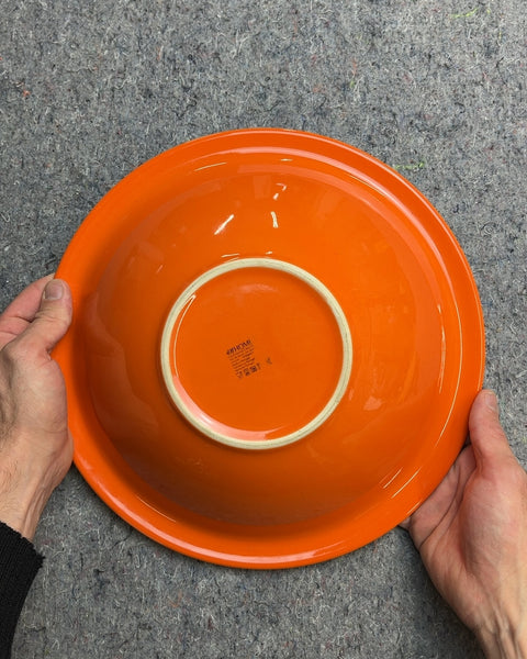 Pretty H&M Home Orange Ceramic Serving Bowl, 12"