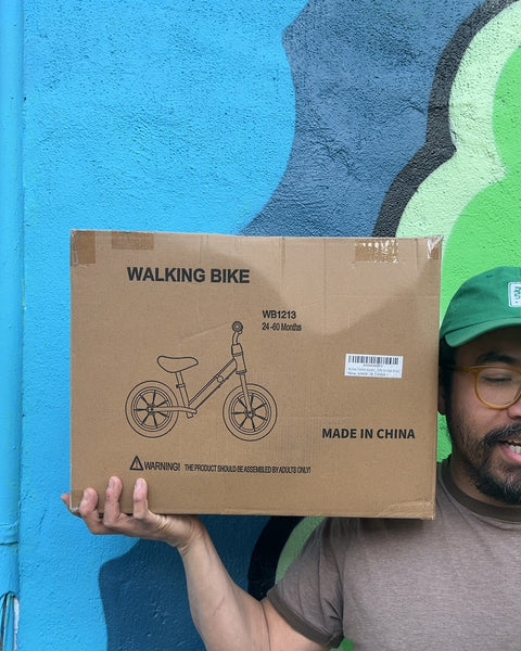 Unopened Walking Bike, Pink