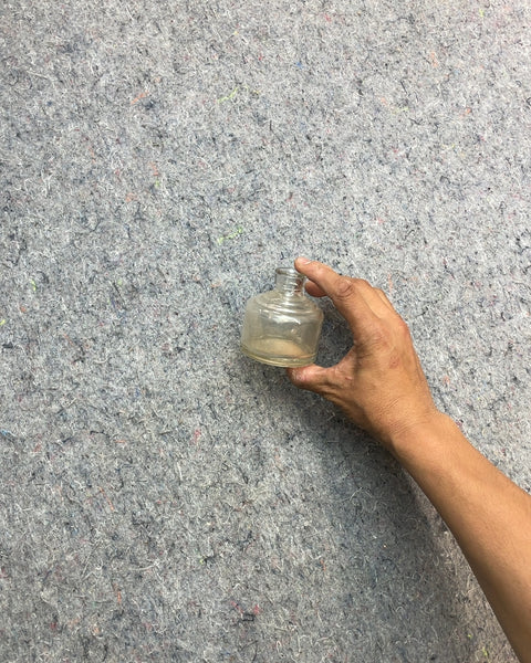 Small Clear Glass Bottle