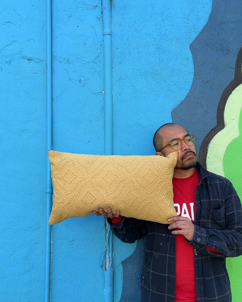 Yellow Throw Pillow, L23"