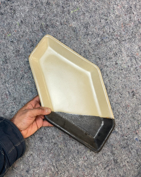 Sexy Two-Tone Ceramic Tray