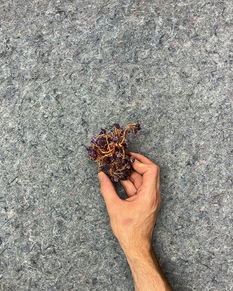 Wire Wrapped Amethyst Crystal Tree Sculpture