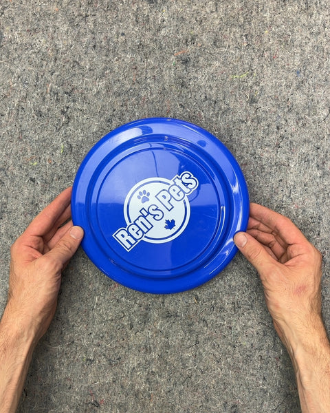 Ren's Pets Blue Flying Disc