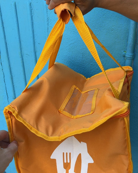 Grubhub Orange Insulated Food Delivery Bag