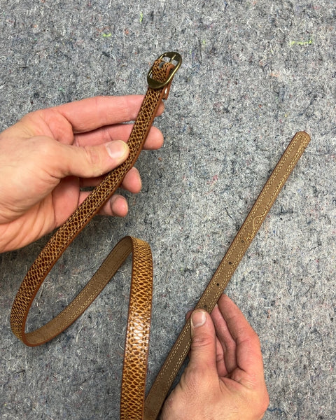 Skinny Belt with Buckle, 40"