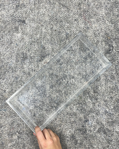Clear Acrylic Storage Tray, 14 x 6 in