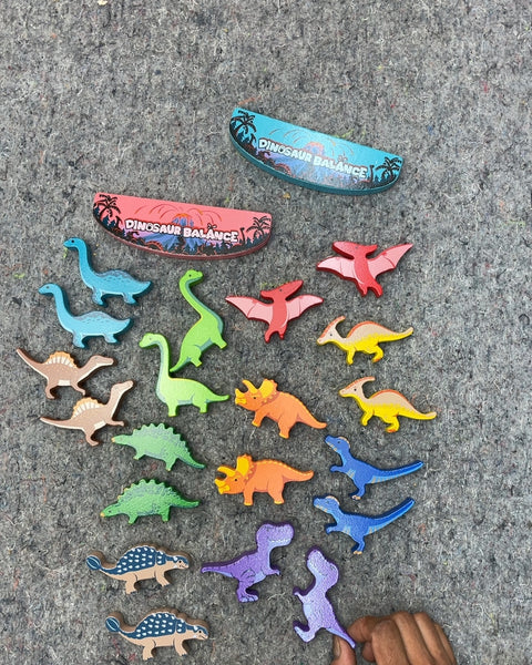 Dinosaur Balance Stacking Game