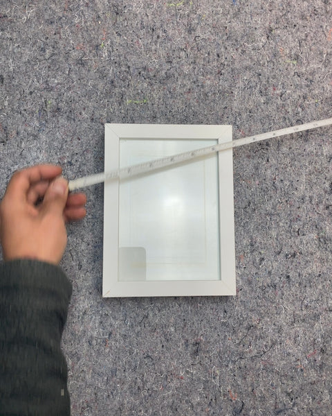White Square Picture Frame. 4x5"