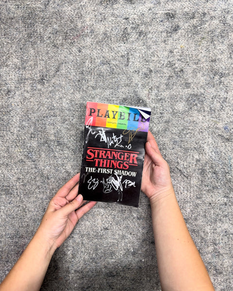 Stranger Things The First Shadow Signed Broadway Playbill
