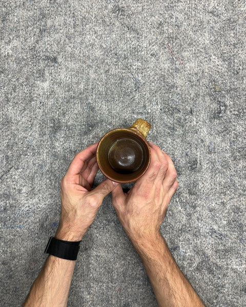 Studio Pottery Brown Glazed Ceramic Mug