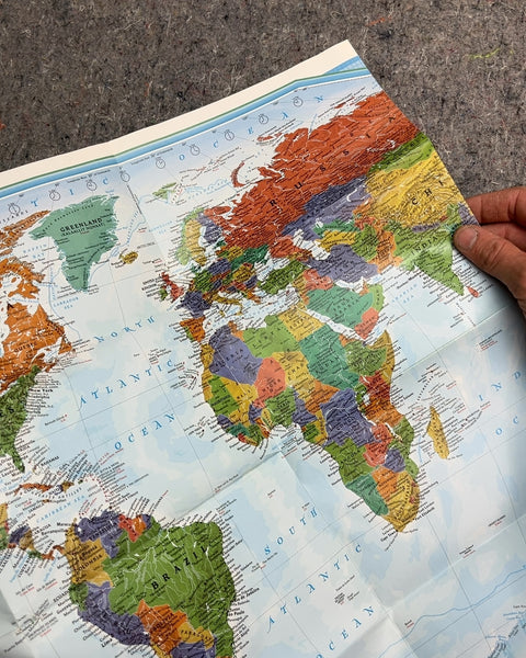 National Geographic The World Map