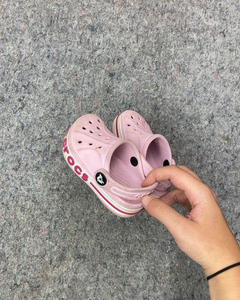 Crocs Pink Clogs, Size C6