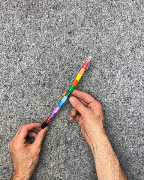 Rainbow Stackable Crayon
