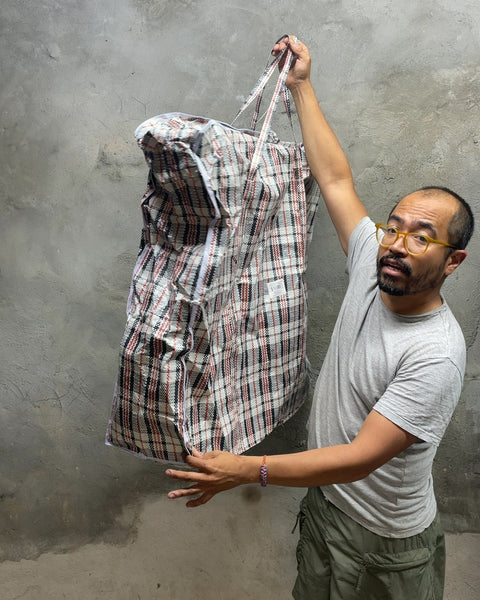 Bigass Plaid Reusable Storage Bag