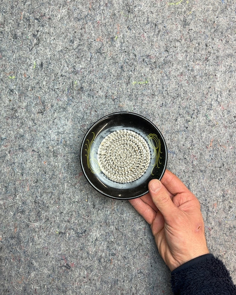 Ceramic Ginger / Garlic Grater Plate