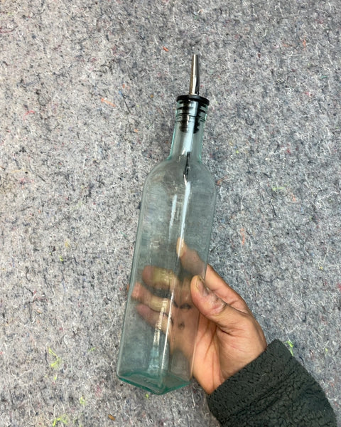 Glass Oil and Vinegar Dispenser Bottle