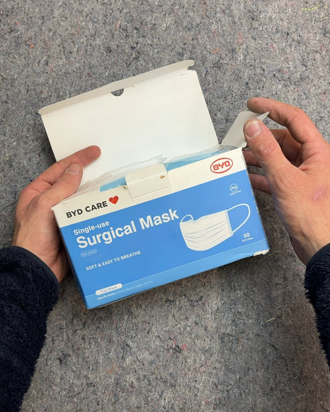 BYD Care Single-Use Surgical Mask, 50 Count