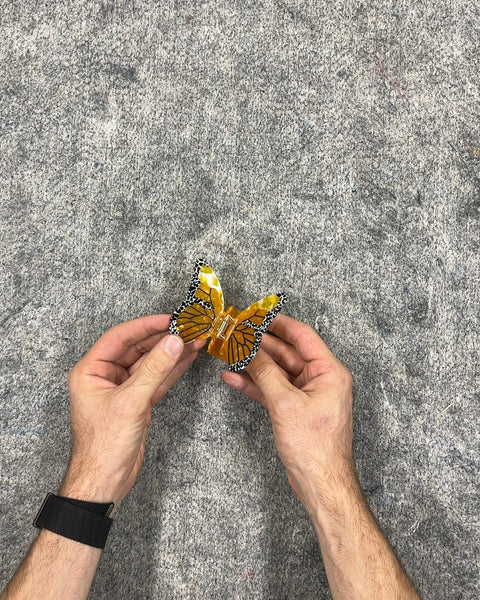 Monarch Butterfly Hair Clip