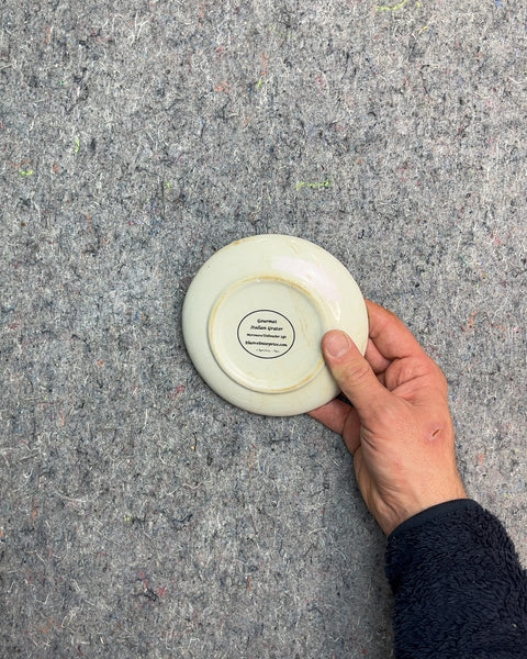 Ceramic Ginger / Garlic Grater Plate