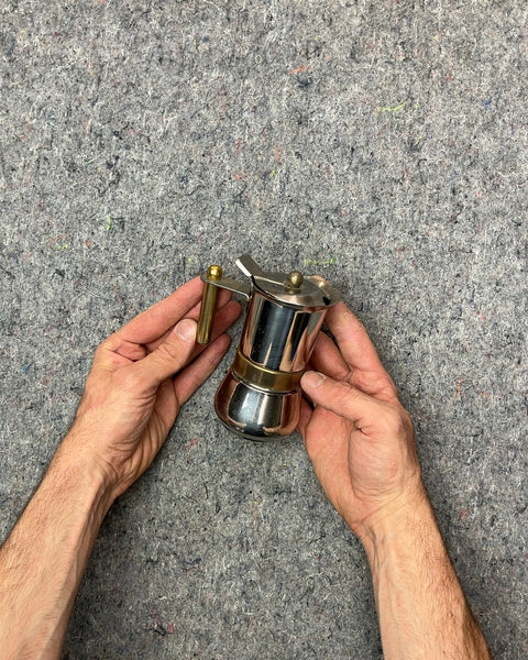 Small Vev Viganò "Vespress Oro" Moka Pot