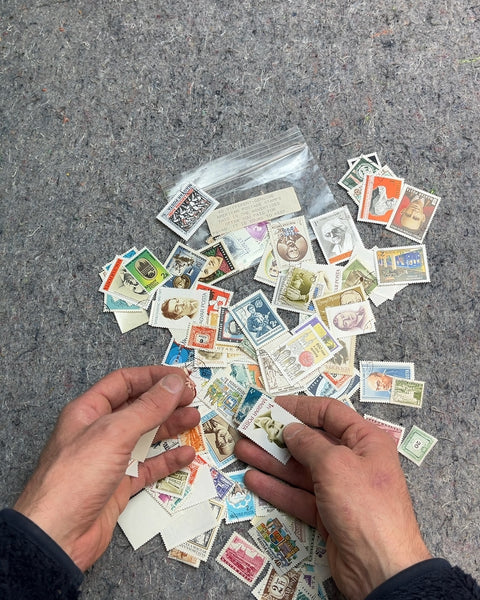 Assorted Vintage Postage Stamps Collection