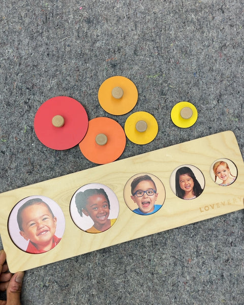 Lovevery Wooden Circle Stacking Puzzle