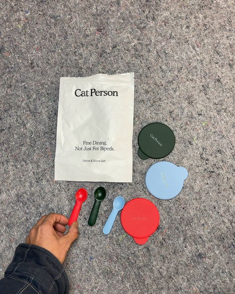 Cat Person Serve & Store Set