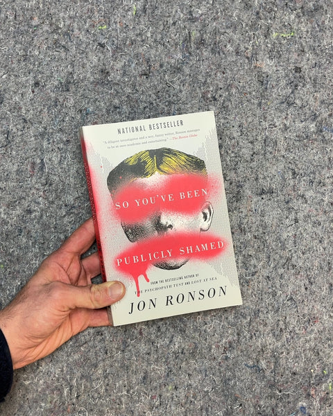 So You've Been Publicly Shamed by Jon Ronson