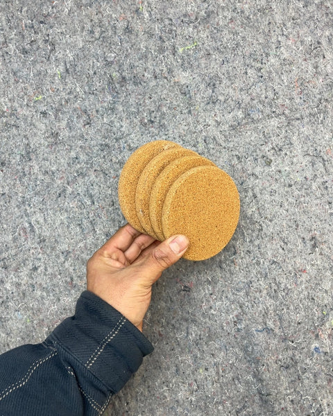 Set of Four Cork Coasters